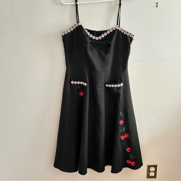 Voodoo Vixen Cherries Dress - Picture 1 of 9